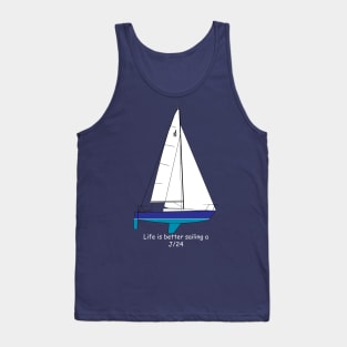 J/24 Sailboat Tank Top